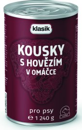 Konzerva pro psy Coop Klasik