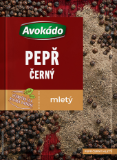Koření Pepř černý mletý Avokádo