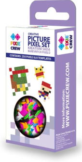 Kreativní sada barevných pixelů Pixie Crew