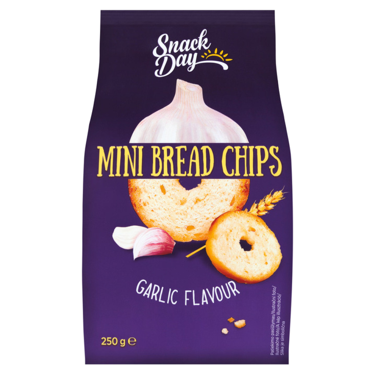 Krekry mini chips Snack bread Day levně