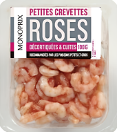 Krevety loupané Monoprix