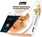 Krkovice pečená s kysaným zelím a knedlíkem Hamé