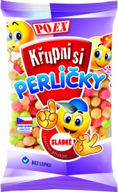 Křupky ovocné Perličky bez lepku Poex