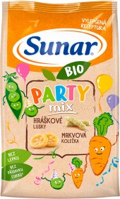 Křupky zeleninové bio Party Mix Sunar