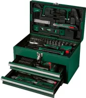 Kufr s nářadím a Aku šroubovákem Parkside