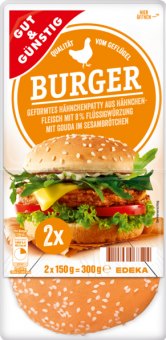 Kuřecí burger Gut&Günstig Edeka