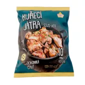 Kuřecí játra Sous vide Vodňanské kuře