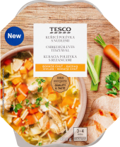 Kuřecí polévka s nudlemi Tesco