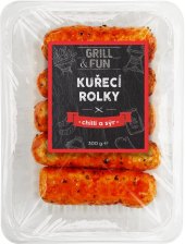 Kuřecí rolky s chilli a sýrem Grill&Fun