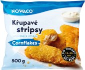 Kuřecí stripsy mražené Cornflakes Nowaco