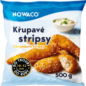 Kuřecí stripsy mražené Nowaco