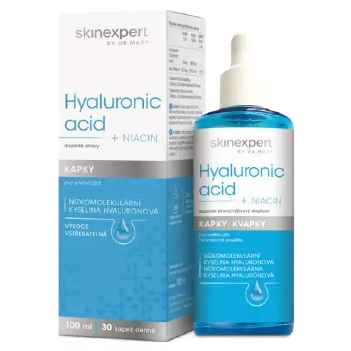 Kyselina Hyaluronová kapky - Hyaluronic acid skinexpert BY DR.MAX levně ...