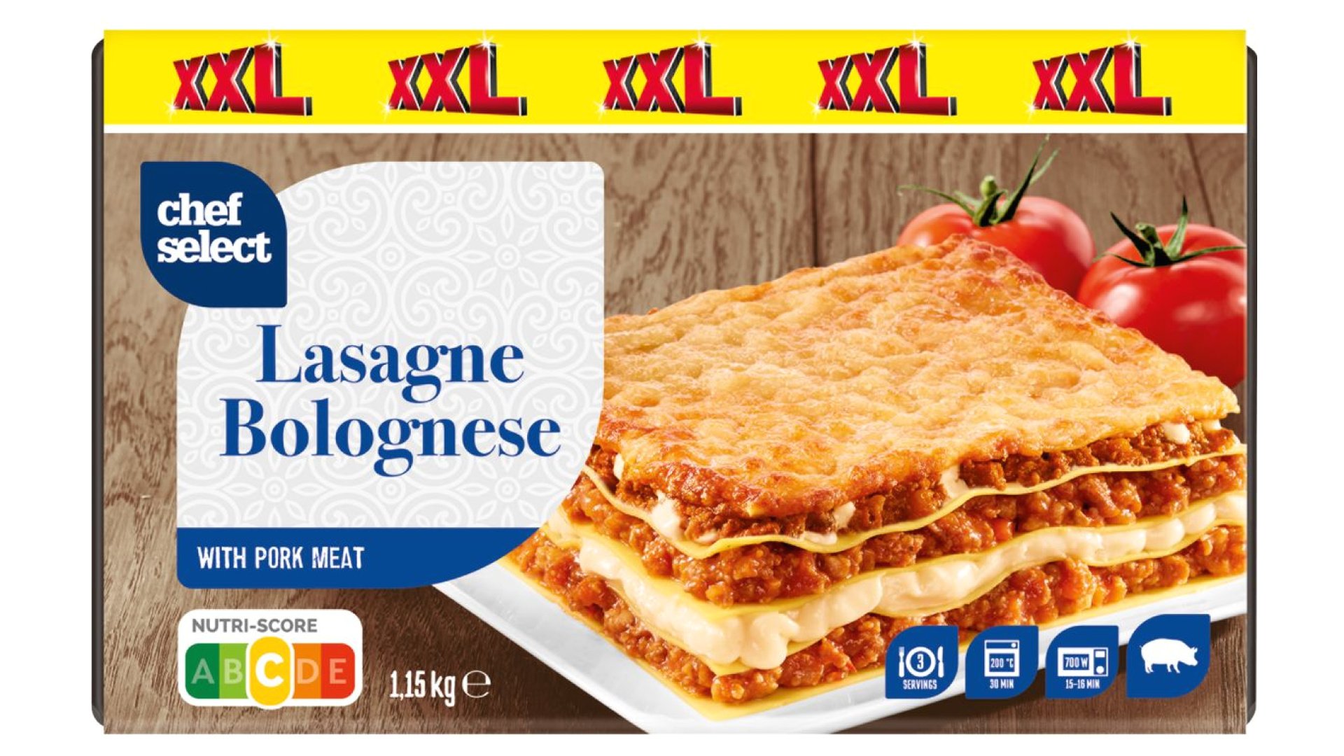 Lasagne Select boloňské Chef levně