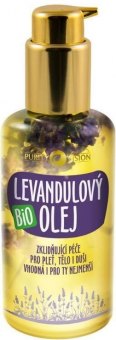 Levandulový olej bio Purity Vision