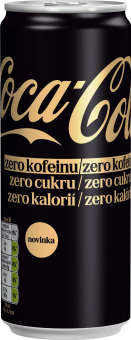 Limonáda bez kofeinu a cukru Coca Cola Zero Zero