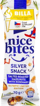 Lískové ořechy pražené s rozmarýnem Silver snack Nice Bites