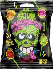 Lízátka Sour Madness Argo