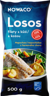 Losos filet mražený Nowaco