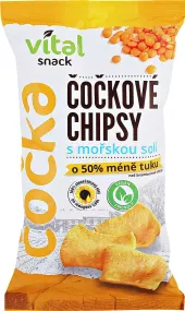 Luštěninové chipsy bez lepku Vital snack