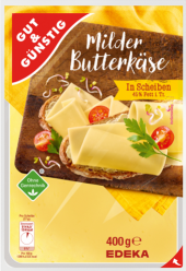 Máslový sýr 45% Gut&Günstig Edeka