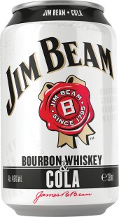 Míchaný nápoj Jim Beam a Cola