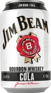 Míchaný nápoj Jim Beam White a Cola