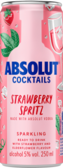 Míchaný nápoj Strawberry Spritz Absolut