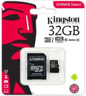 Micro SDCS2 Kingston 32 GB Canvas