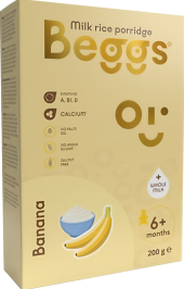 Mléčná rýžová kaše Beggs