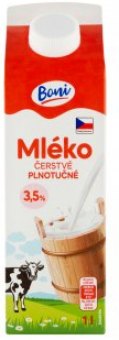 Mléko čerstvé Boni - 3,5% plnotučné