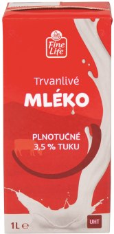 Mléko čerstvé Fine Life - 3,5% plnotučné