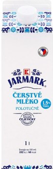 Mléko čerstvé K-Jarmark - 1,5% polotučné