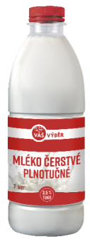 Mléko čerstvé Váš Výběr - 3,5% plnotučné