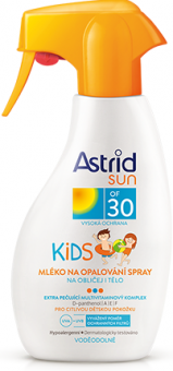 Mléko dětské na opalování ve spreji OF 30 Astrid Sun