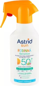 Mléko dětské na opalování ve spreji OF 50+ Astrid Sun