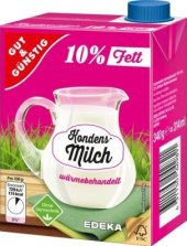 Mléko kondenzované 10 % Gut&Günstig Edeka