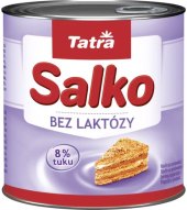 Mléko kondenzované bez laktózy Salko Tatra