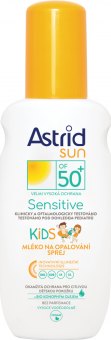 Mléko na opalování dětské ve spreji OF 50+ Sensitive Astrid Sun
