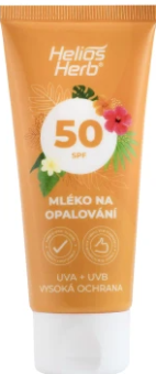 Mléko na opalování OF 50 Helios Herb