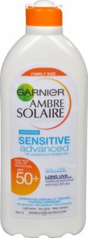 Mléko na opalování OF 50 Sensitive Advanced Ambre Solaire Garnier