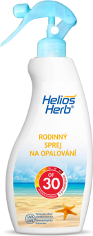 Mléko rodinné na opalování ve spreji OF 30 Helios Herb