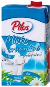 Mléko trvanlivé Pilos - 1,5% polotučné