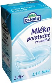 Mléko trvanlivé Dr. Halíř - 1,5% polotučné
