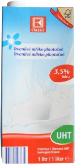 Mléko trvanlivé K-Classic - 3,5% plnotučné