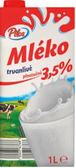 Mléko trvanlivé Pilos - 3,5% plnotučné