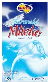 Mléko trvanlivé Tami - 1,5% polotučné
