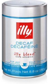 Mletá káva bez kofeinu Illy