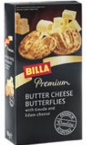 Motýlci másloví se sýrem Premium Billa