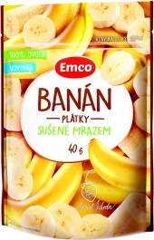 Mrazem sušené banány Emco