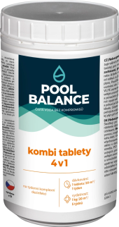 Multifunkční tablety do bazénu Kombi 4v1 Pool Balance